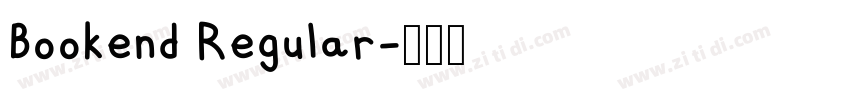 Bookend Regular字体转换